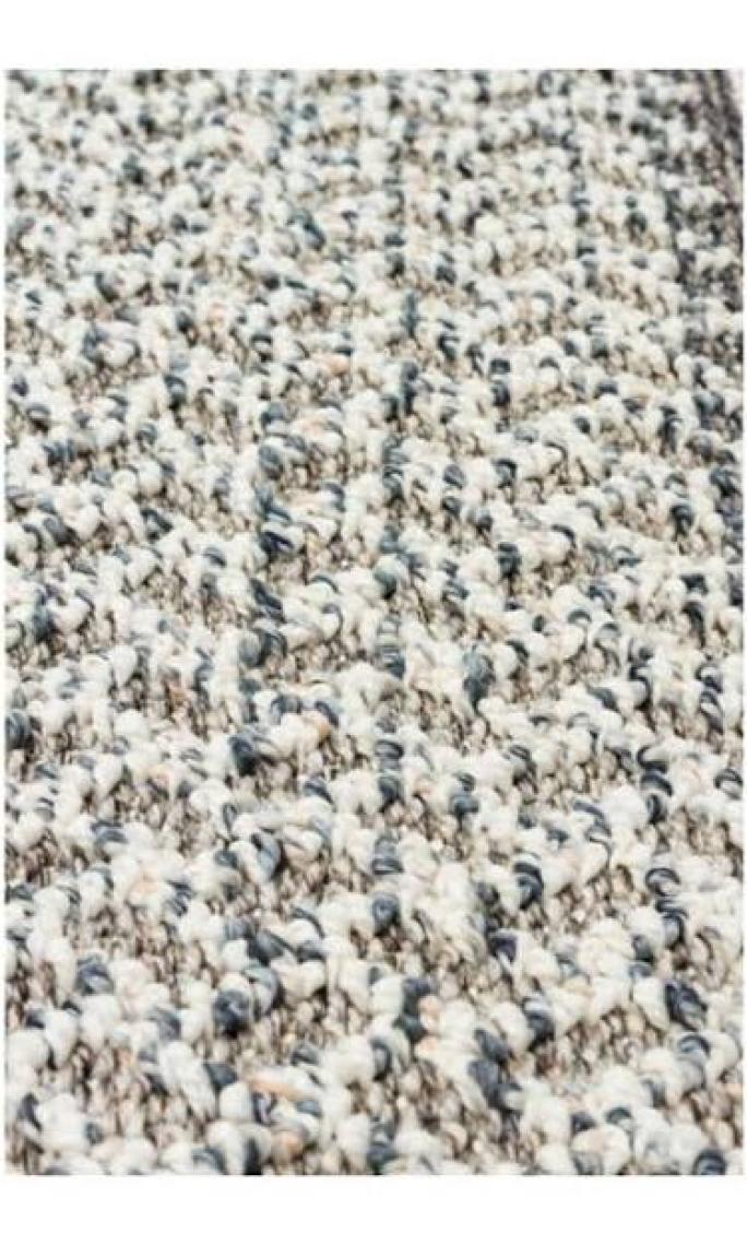 Eko Halı Soho Sh 05 Ivory Gri Hav Vermez Etnik Örgü Ince Halı Kilim 80 x 150 cm