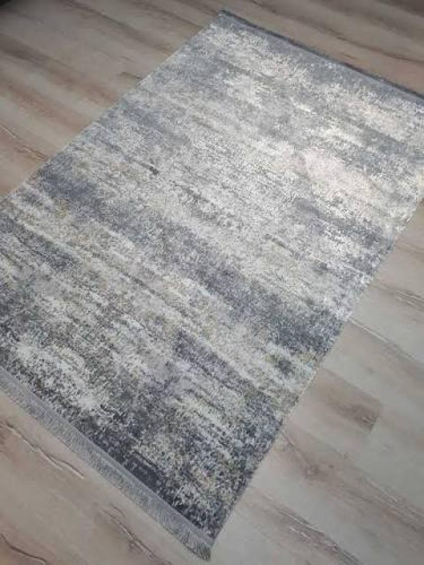 Eko Halı Sateen St 01 Bej Gold Yıkanabilir Kaymaz Taban Ince Halı Kilim 120 x 180 cm