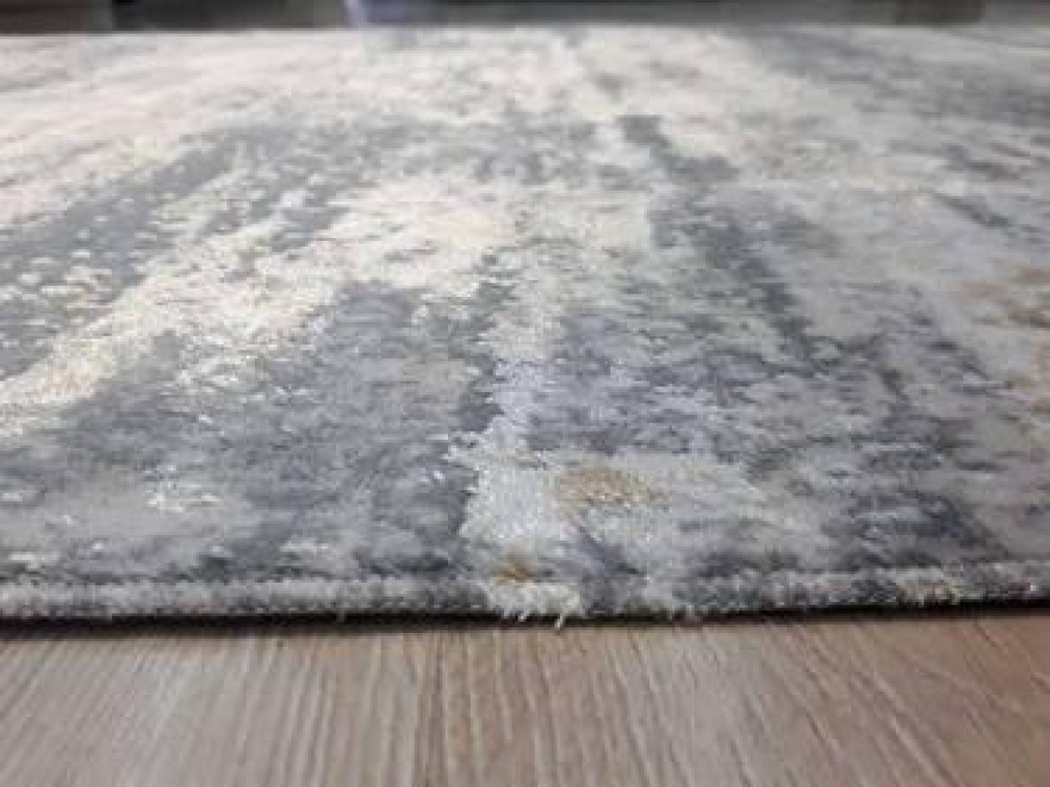 Eko Halı Sateen St 01 Bej Gold Yıkanabilir Kaymaz Taban Ince Halı Kilim 120 x 180 cm
