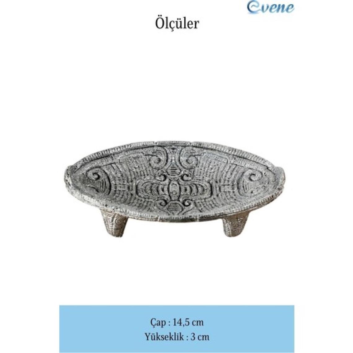 Evene Dekoratif Kase Takı Kutusu Yüzük Kolye Kutusu Mum Tabağı Takı Organizer Model 7
