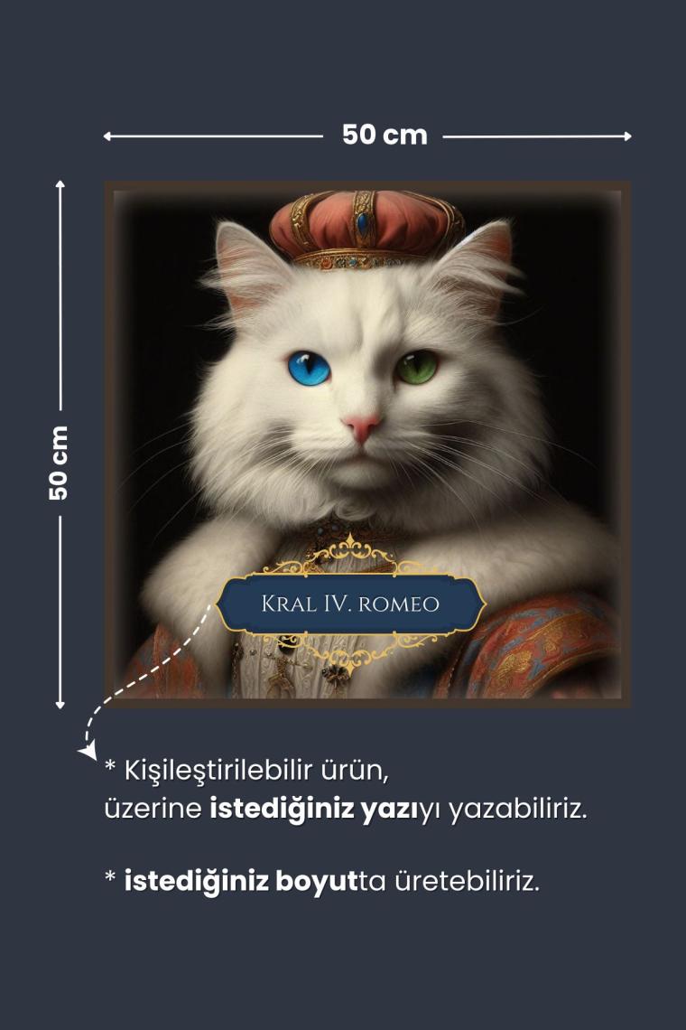 Pi Papers Van Kedisi Poster, Yüksek Çözünürlüklü Statik Akıllı Kağıt Poster, Van Kedisi, Yapay Zeka Tasarım