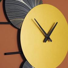Dynamic Time - Sessiz Metal Duvar Saati - Modern Ev Ofis Dekorasyonları - Duvar Saatleri - Aps139