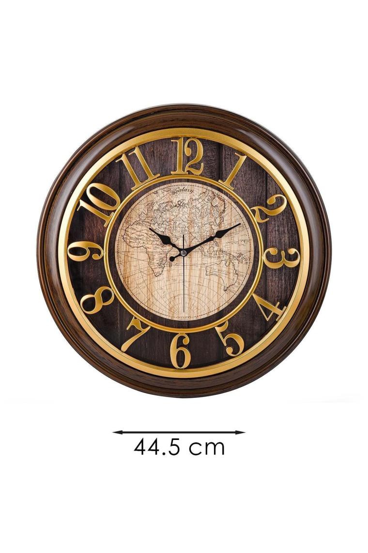 Fındık Kasa Gold Rakamlı Duvar Saati 44.5 Cm