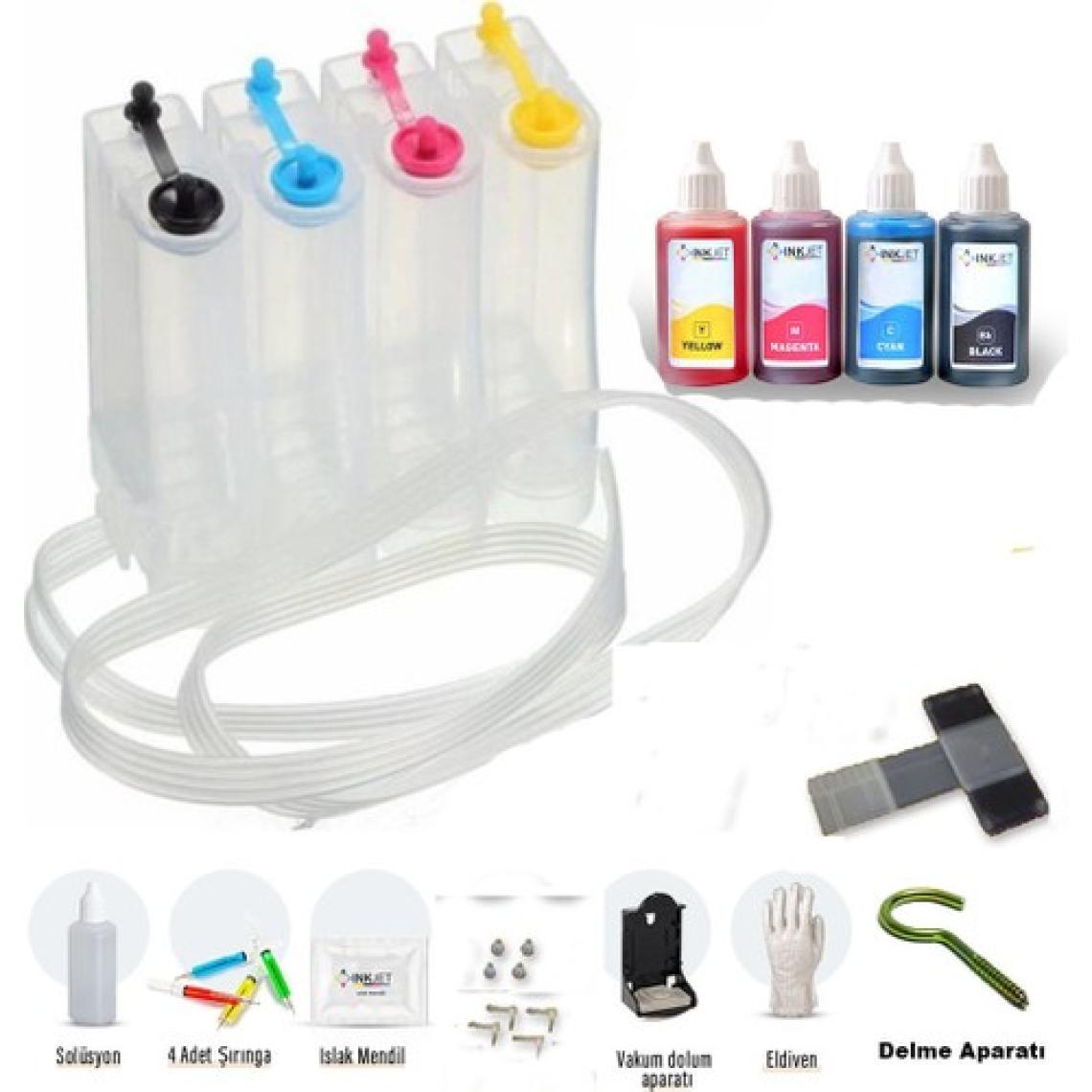 inkjet Hp Tank Sistemi 2630 2620 2633 304 Full Set Dolu Hp Yazıcılar Için Uyumlu