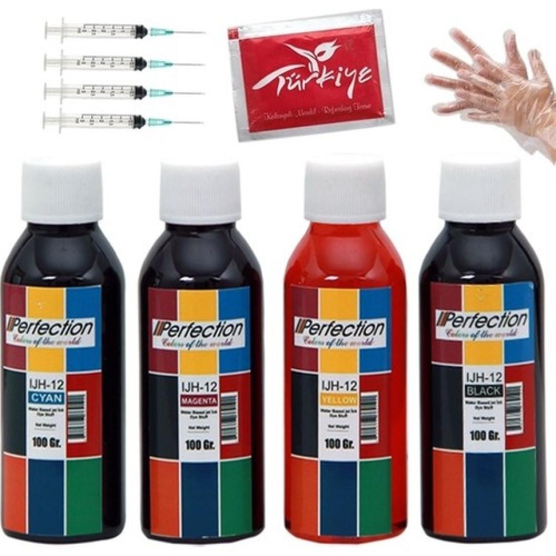 Perfection Hp 652 Kartuş Uyumlu Dolum Seti̇ 4 x 100 ml