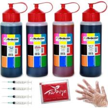 Perfection Epson 4 Renk Tanklı Yazıcı Uyumlu Mürekkep Dolum Seti 4 x 500 ml