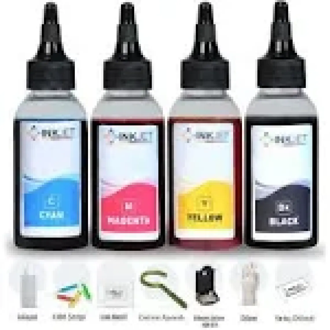 Canon Pixma E414 Yazıcı Için Kartuş Dolum Seti 4X100ML Pg-46 Cl-56 E474 E464 E484 E3340 E204 E304 Mürekkep Seti