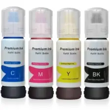 Photo Print® 103 Ecotank L3160 Uyumlu 4 Renk Mürekkep Seti