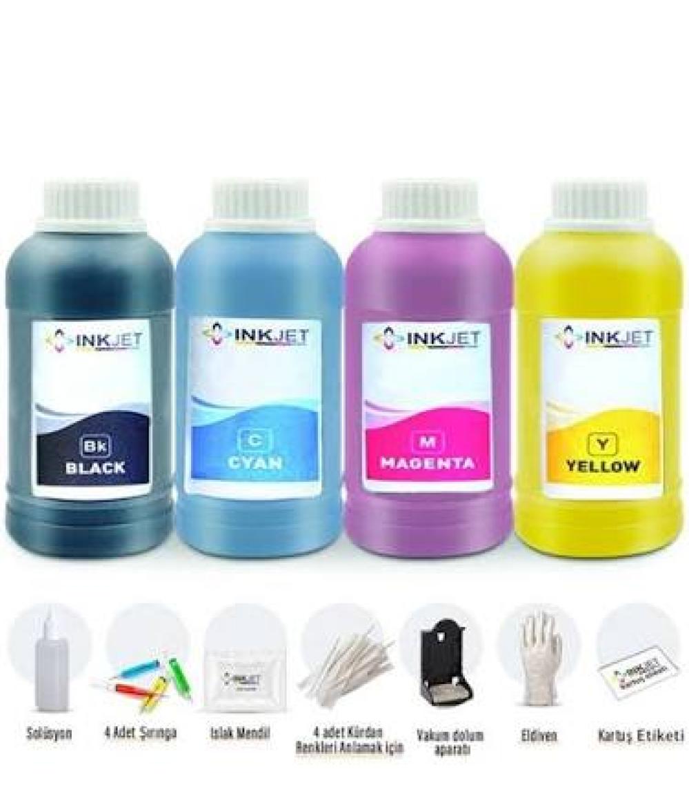 inkjet Hp Deskjet 2600, Hp 2620, Hp 2630 Yazıcı Uyumlu Kartuş Dolum Seti