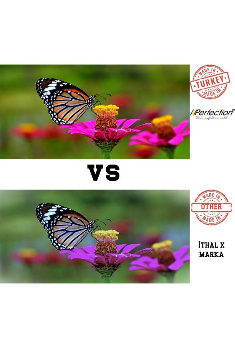 Perfection Canon Pixma E414 E410 Bitmeyen Kartuşlu Uyumlu Mürekep Dolum Seti Aparatlı 4X100 Gr.