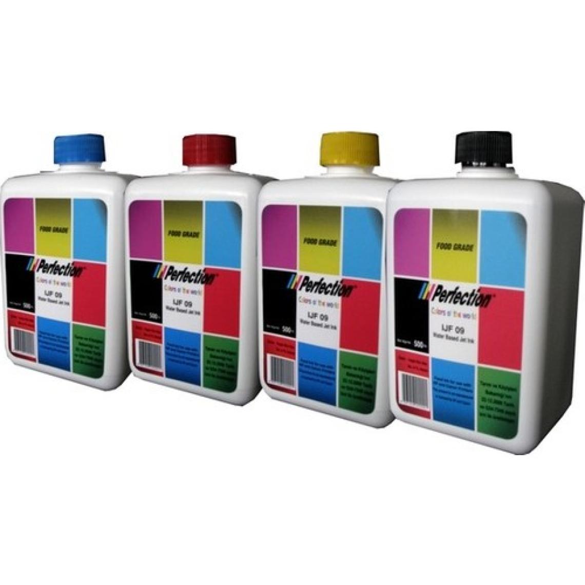 Perfection Resimli Pasta Yazıcısı Için Yenilebilir Gıda Mürekkebi 4 x 500 ml