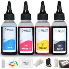 inkjet 650/HP 651/HP 652/HP 655 Uyumlu 4 Renk Mürekkep Seti 4X100ML