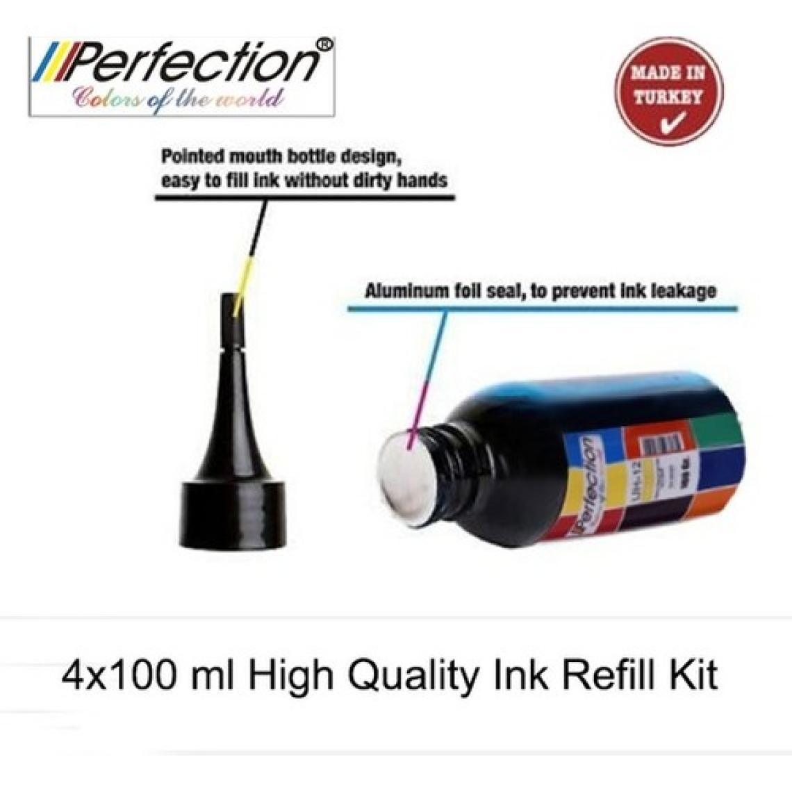 Perfection Epson 664 Uyumlu L365 L565 L220 L386 L382 Mürekkep 500 ml + 3 x 100 ml