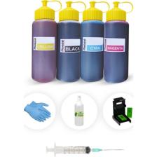 Photoink Canon E4240 E3340 500ml Plus Kartuş Dolum Seti 4 Renk
