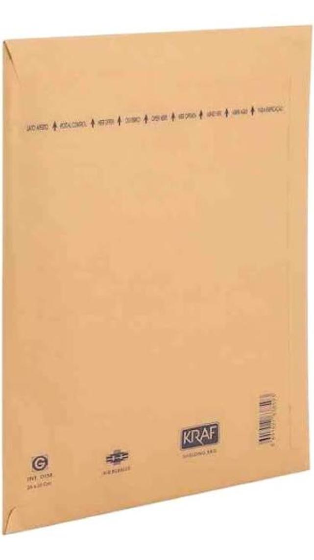 Kraf G Hava Kabarcıklı Zarf 26 x 35 cm 10'lu Paket