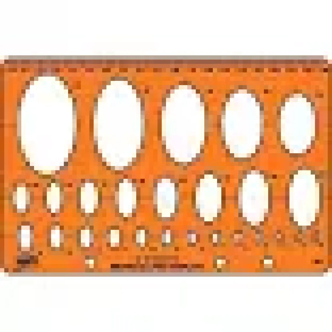 Maped Elips Çizim Şablonu X08821