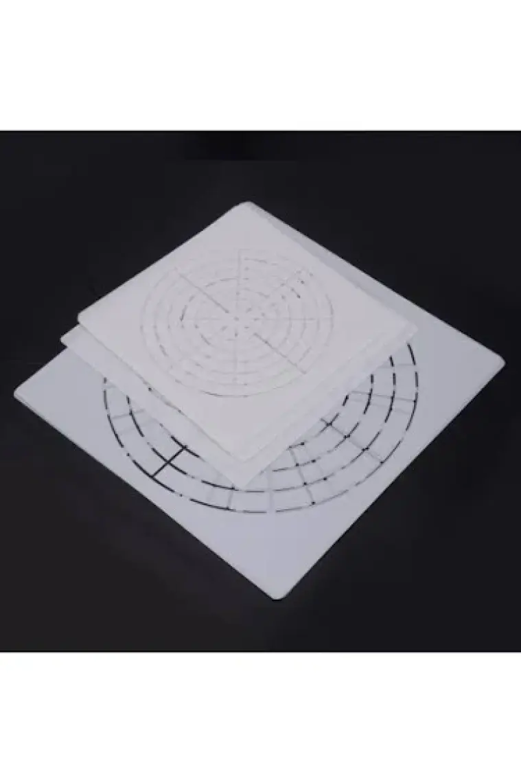 Mandala Art Fabric Dot Mandala Teknik Şablon 3'lü Set Mandala Tekniğiyle Dot Mandala Yapmak Isteyenler Için