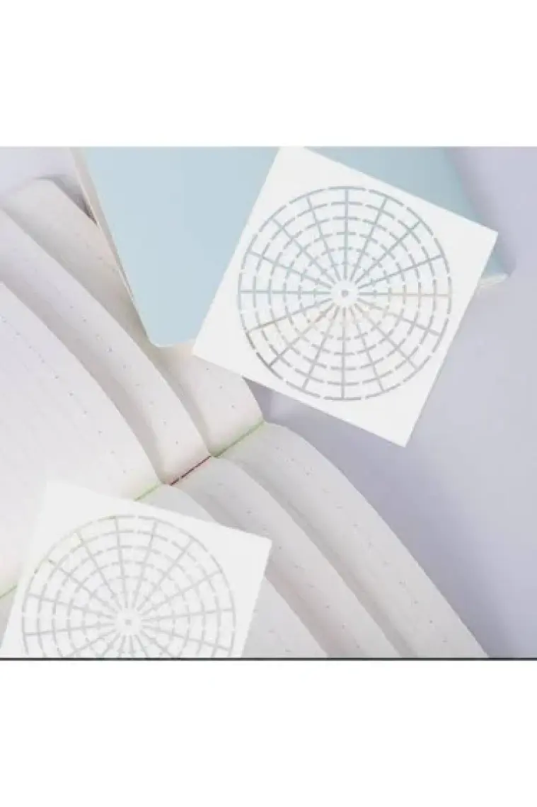 Mandala Art Fabric Dot Mandala Teknik Şablon 3'lü Set Mandala Tekniğiyle Dot Mandala Yapmak Isteyenler Için