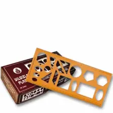 Yıldızlar Kod:040 Geometrik Şablon Cetvel 1,25 cm