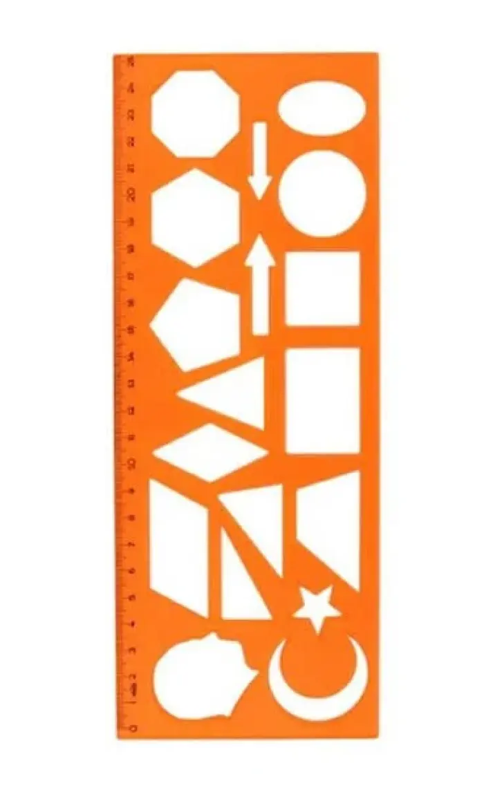 Hatas 02285 Geometrik Şekiller Şablonu