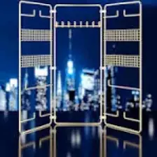 Tekno-tel Takı Aksesuar Standı Dekoratif Organizer Gold EG210