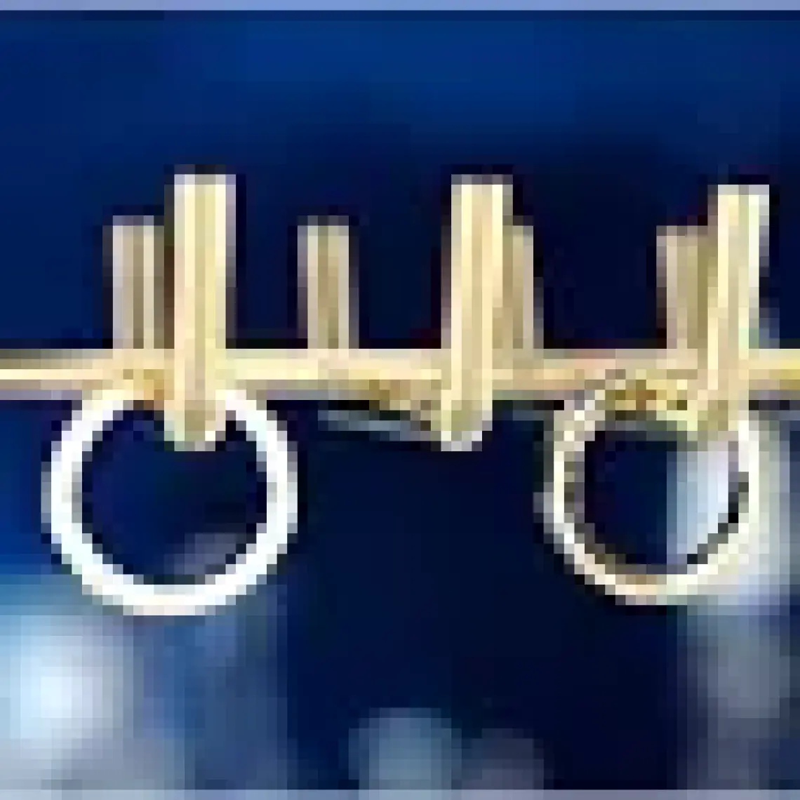 Tekno-tel Takı Aksesuar Standı Dekoratif Organizer Gold EG210