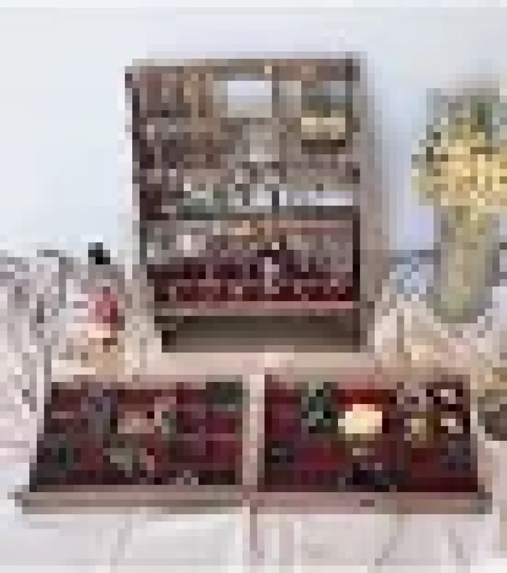 Design Otto Diamond Large Organizer Kozmetik Makyaj Kolye Küpe Yüzük Takı Kutusu Düzenleyici