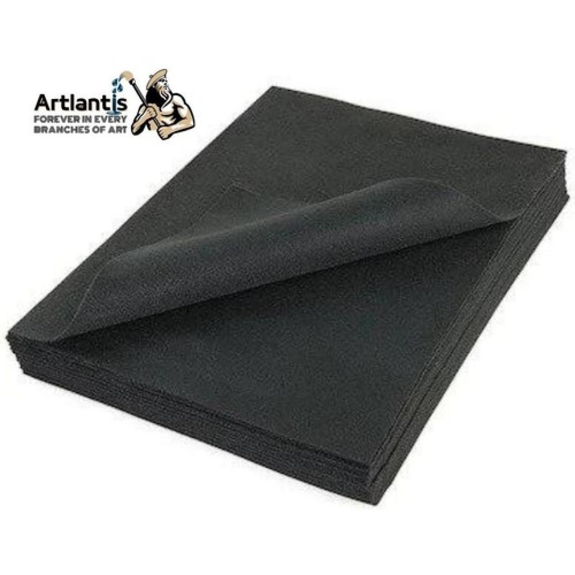 Artlantis Siyah Keçe A4 2 mm 20X30 cm 5 Li 1 Paket Okul Kreş Etkinlik