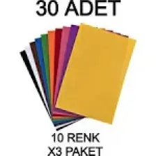 Nistabolje 20 Adet A4 Keçe Karışık Renk 20X30 cm.