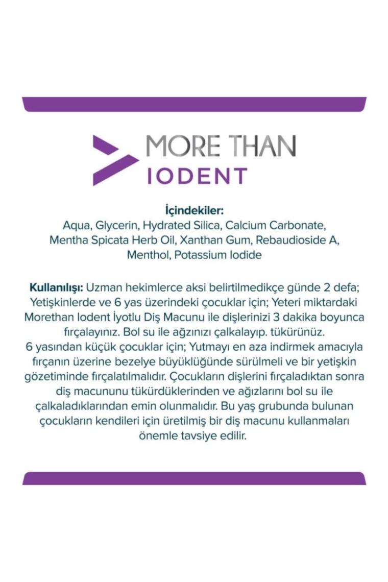 Iodent Diş Macunu 100 Gr