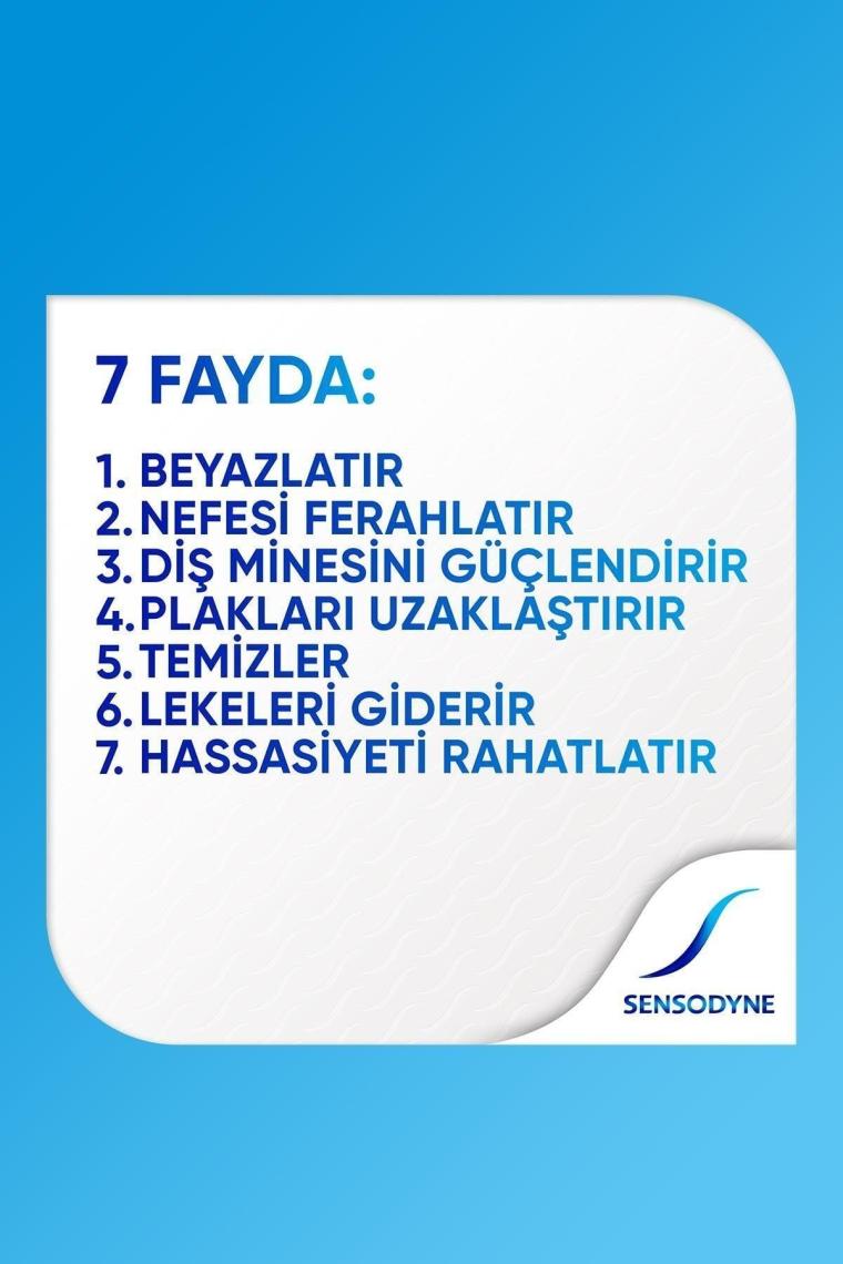Tam Koruma Beyazlatıcı Diş Macunu 50ml X 3 Adet