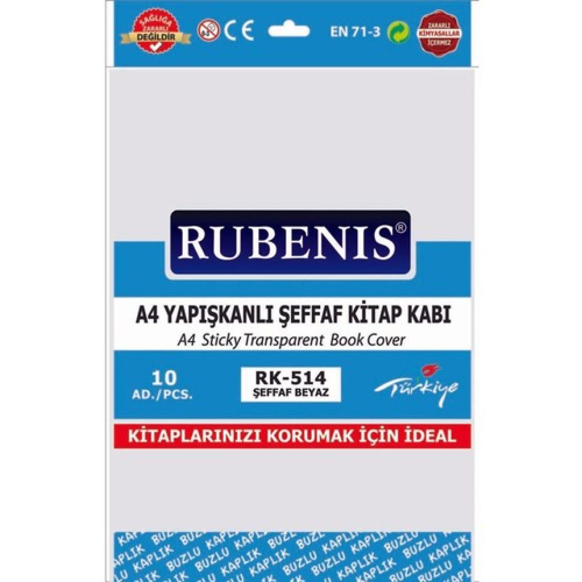 Rubenis Kitap Kabı 10 Lu 2 takım
