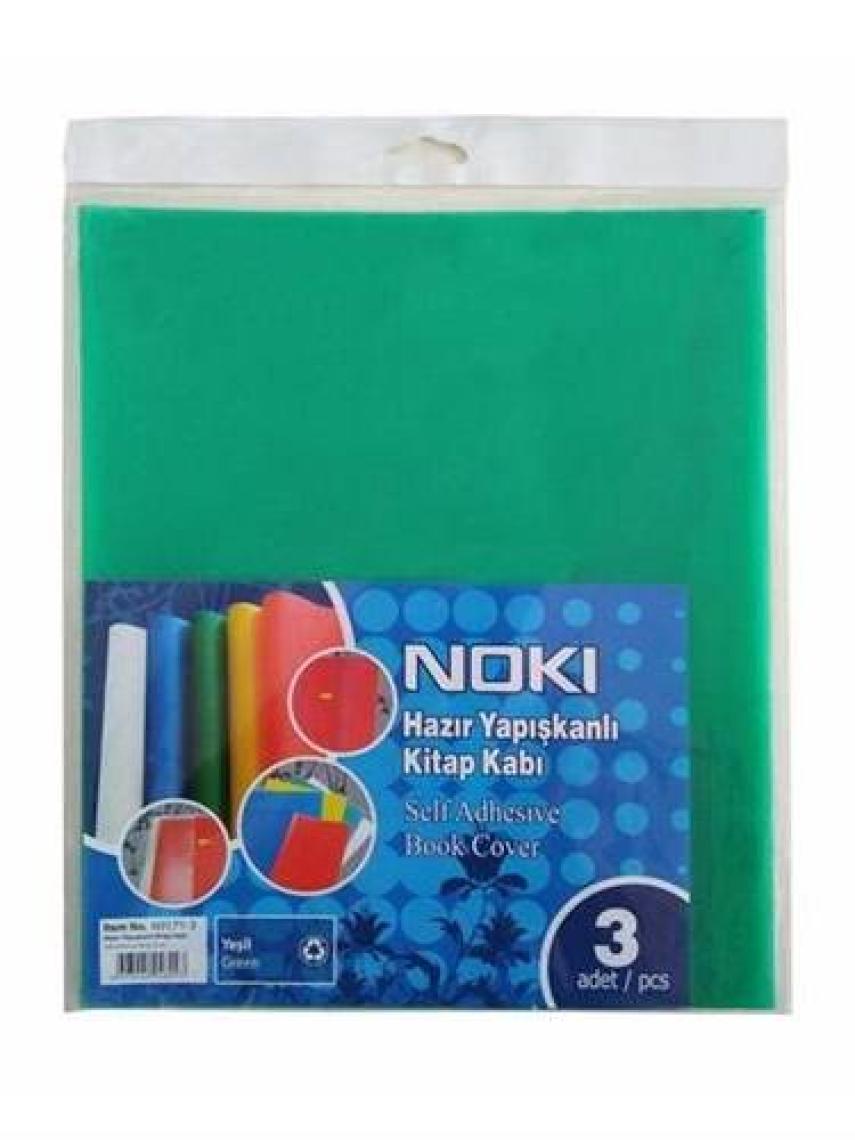 Noki Hazır Yapışkanlı Kitap Kabı 10'lu Yeşil