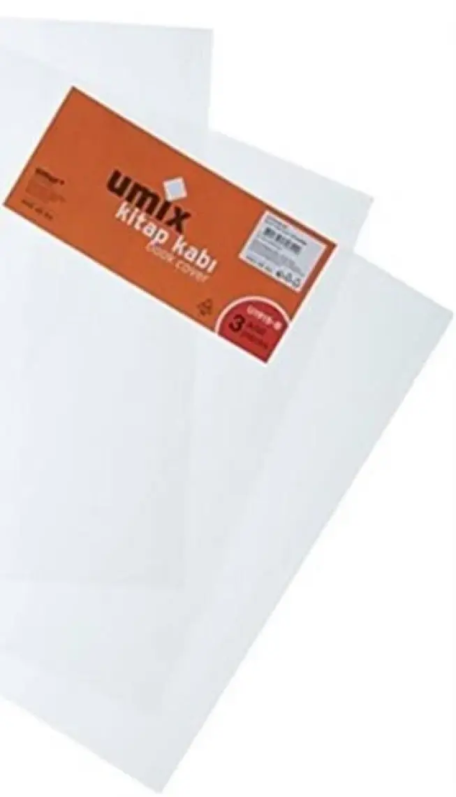 Umix Hazır Kitap Kabı Buzlu Şeffaf 10 Adet