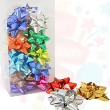 Nedi Çek Yıldız Metalik Gül Fiyonk  No:5 24 Lü NEDİ-22617 (1 Paket 24 Adet)