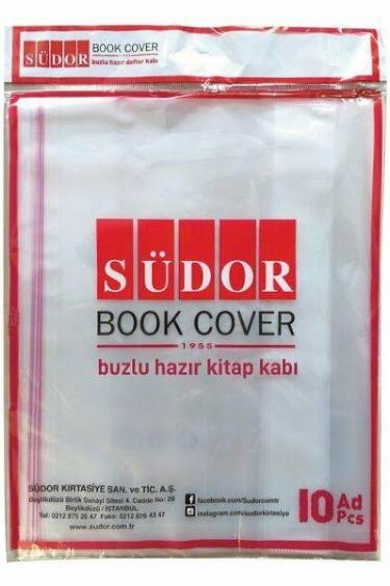 Südor Hazır Defter Kabı Buzlu Şeffaf 10 Lu        --SAN566