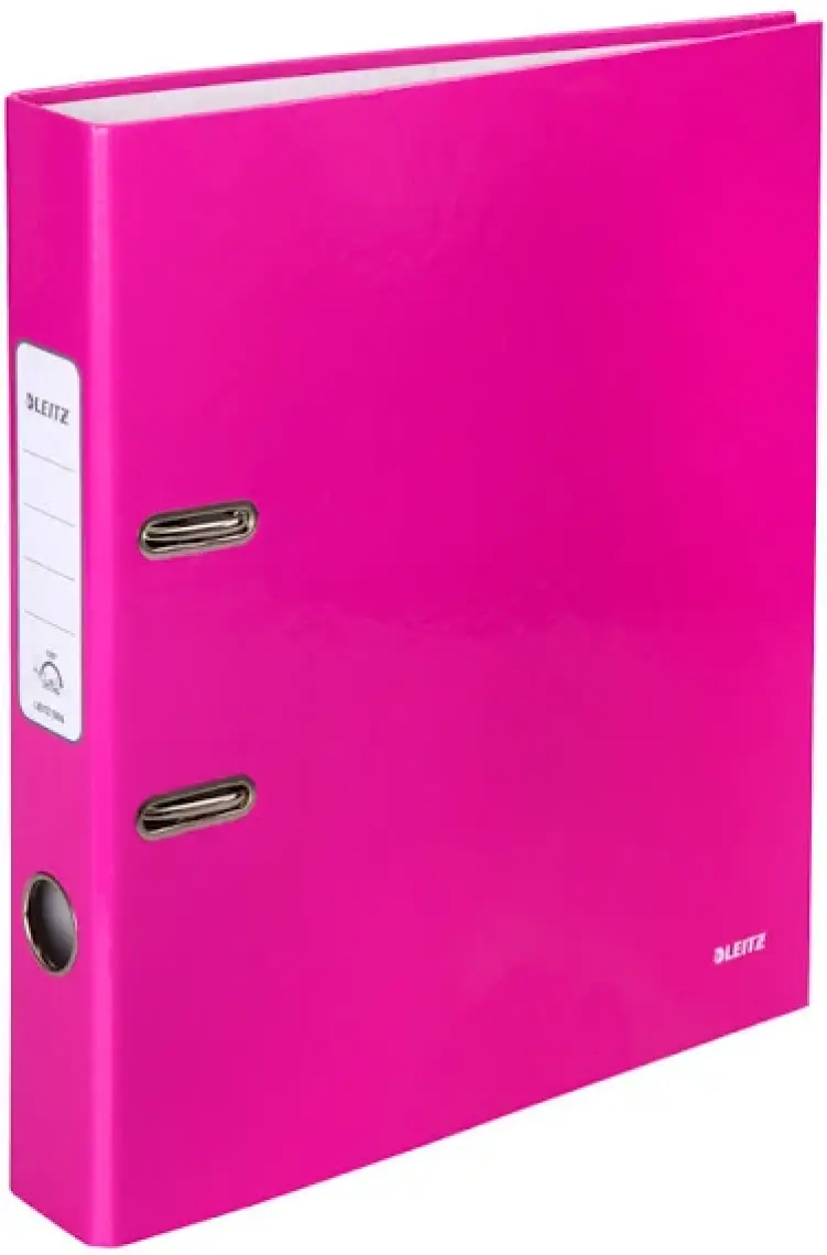 Leitz 1006 Dar Klasör Wow Metalik Pembe