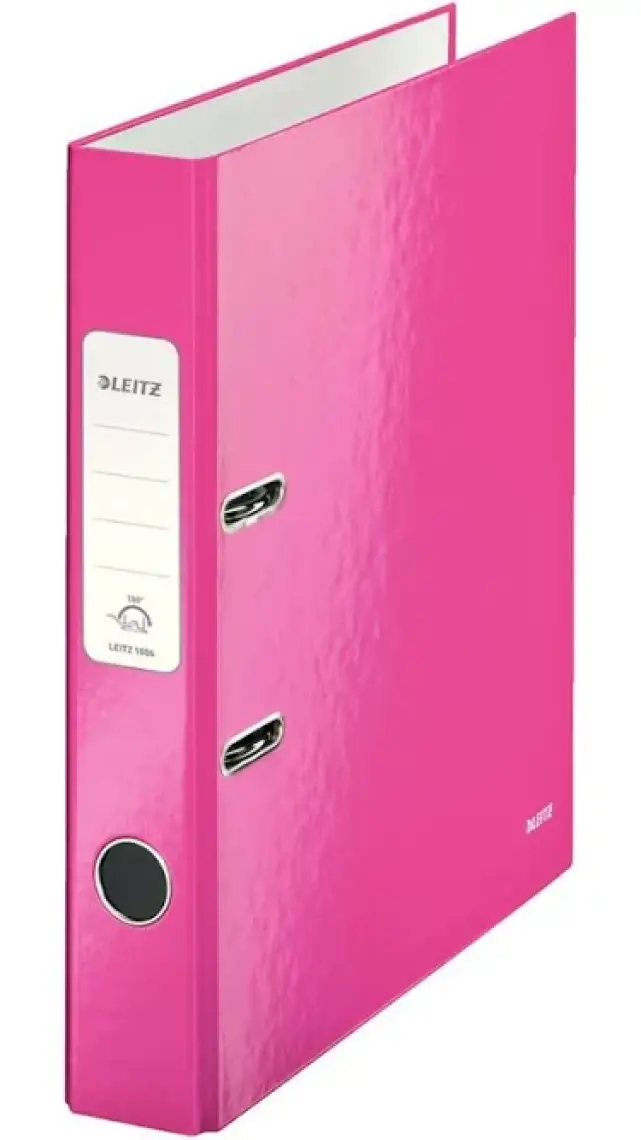 Leitz 1006 Dar Klasör Wow Metalik Pembe
