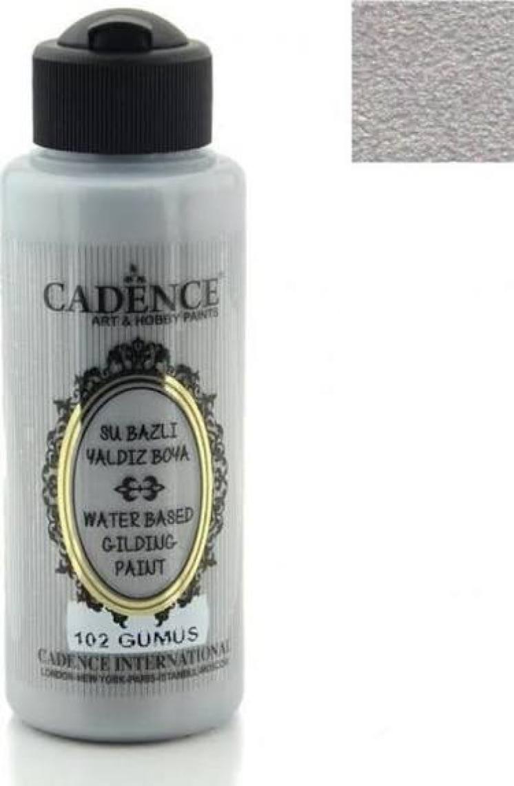 Cadence Su Bazlı Yaldız 120 ml 102 Gümüş
