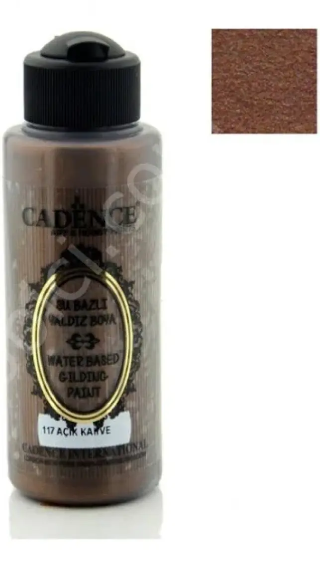 Cadence Su Bazlı Yaldız 120 ml 117 Açık Kahve