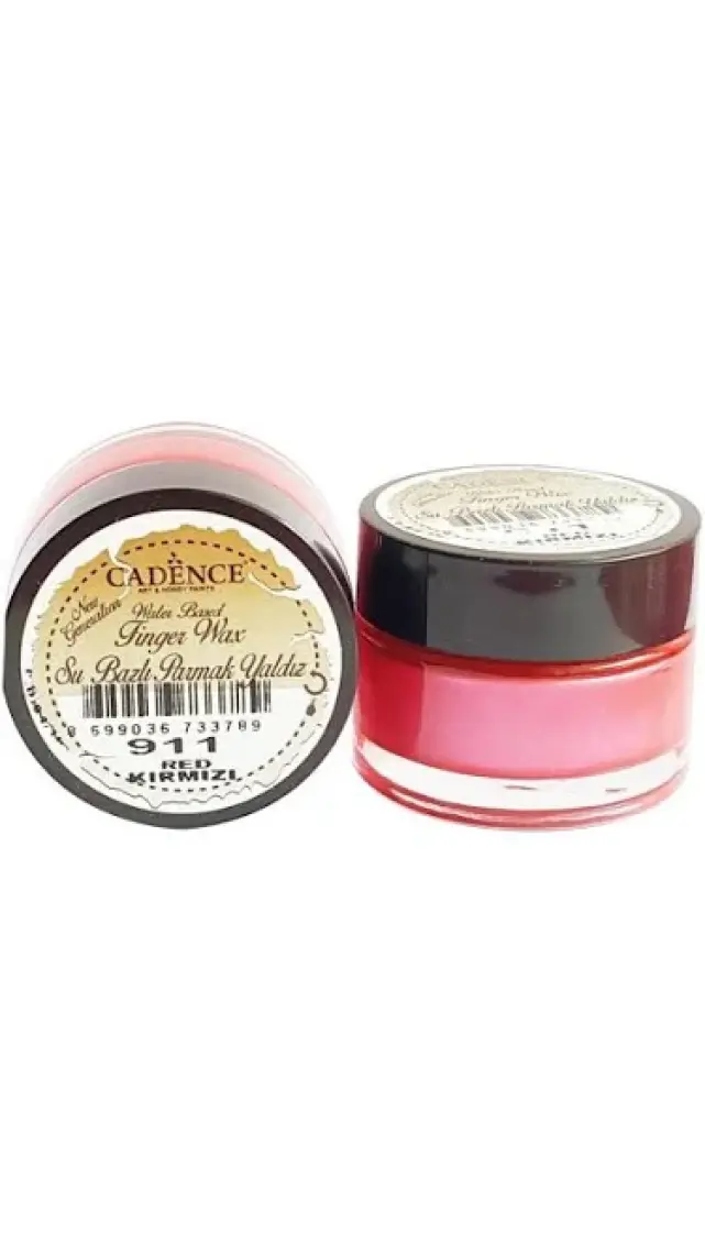 Cadence Parmak Yaldız Boya 20 Ml - Kırmızı 911