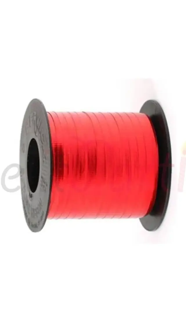 Nedi Rabant 8 Mm X 200 Mt San Metalik Kırmızı Rafya