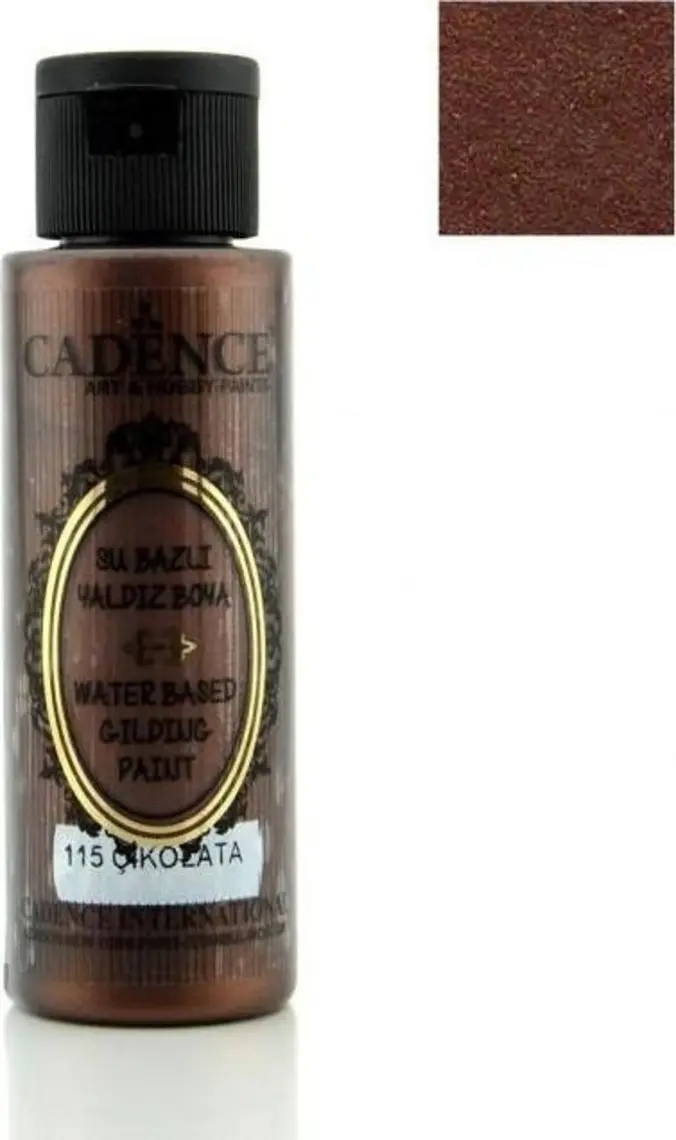Cadence Su Bazlı Yaldız 70 ml 115 Çikolata