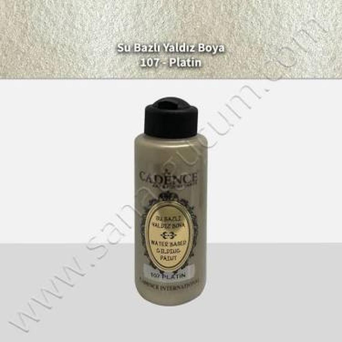 Cadence Su Bazlı Yaldız 120 ml 107 Platin