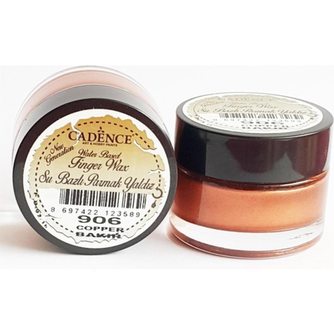 Cadence Parmak Yaldız Boya 20 ml - Bakır 906