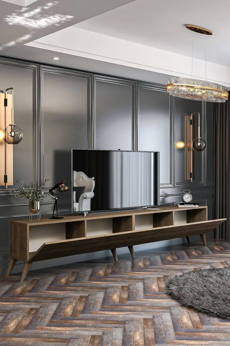 Givayo Milan Tv Ünitesi Duvara Monte - Ayaklı Kullanım 240 cm
