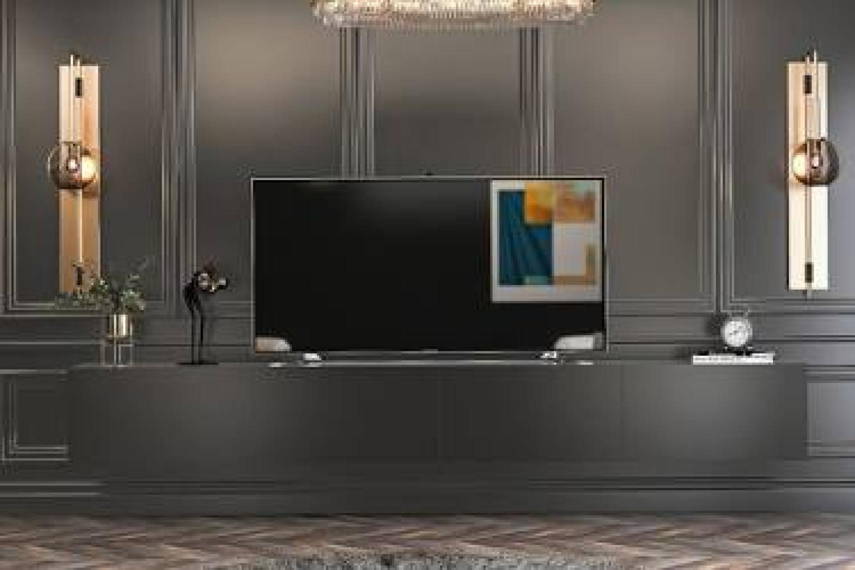Givayo Milan Tv Ünitesi Duvara Monte - Ayaklı Kullanım 240 cm