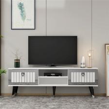 Cantek Dizayn Lidya Tv Stand Beyaz-Gümüş