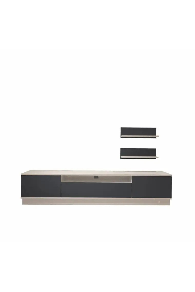 Decoraktiv Trendstyle 4s Mdf Tv Ünitesi Tv Sehpası Beyaz Antrasit