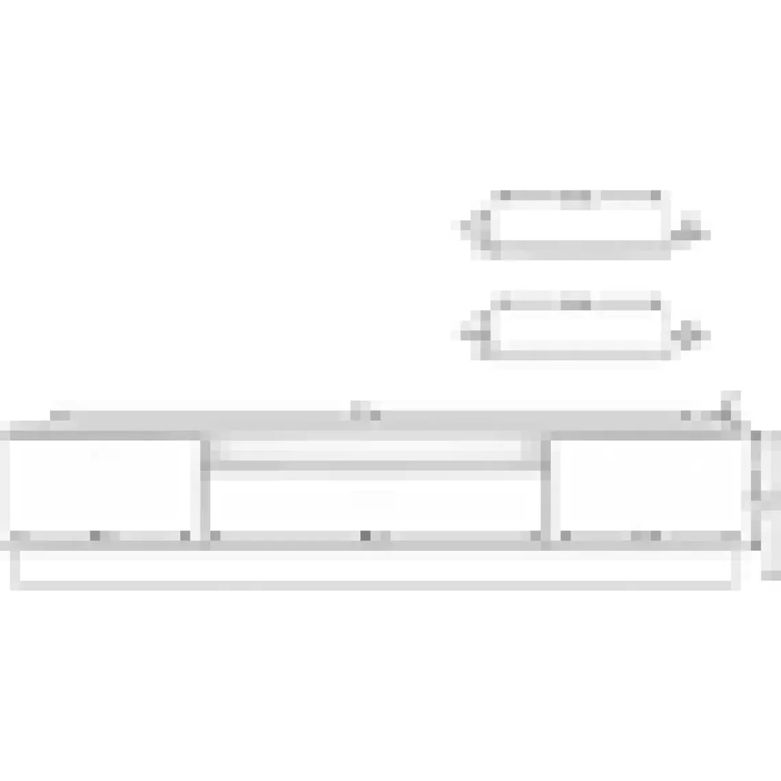 Decoraktiv Trendstyle 4s Mdf Tv Ünitesi Tv Sehpası Beyaz Antrasit